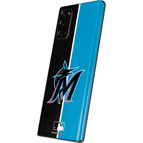 MLB Miami Marlins Split Galaxy Note20 5G Skin
